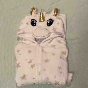 Women’s zippered unicorn hooded onesie